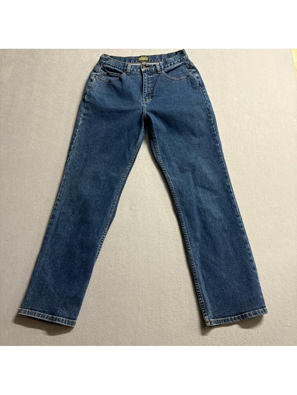 Caslon Straight Leg Jeans Womens 8 Petite Blue Denim Stretch High Rise Macau
